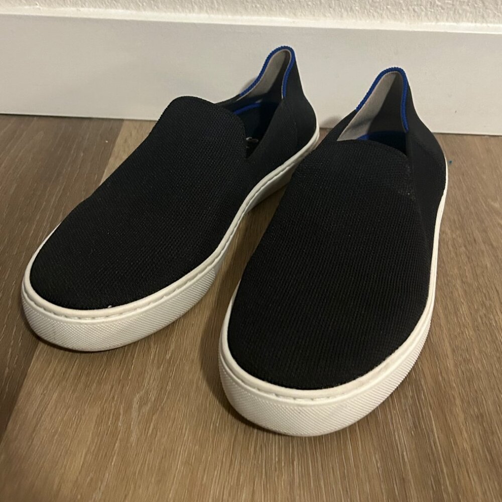 Black Rothy's Original Slip On Sneaker, Size 9.5